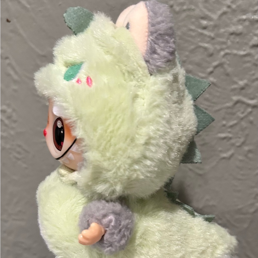 Adorable Plush Dinosaur Costume for Labubu